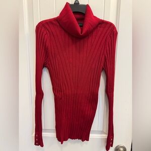 Red Turtleneck